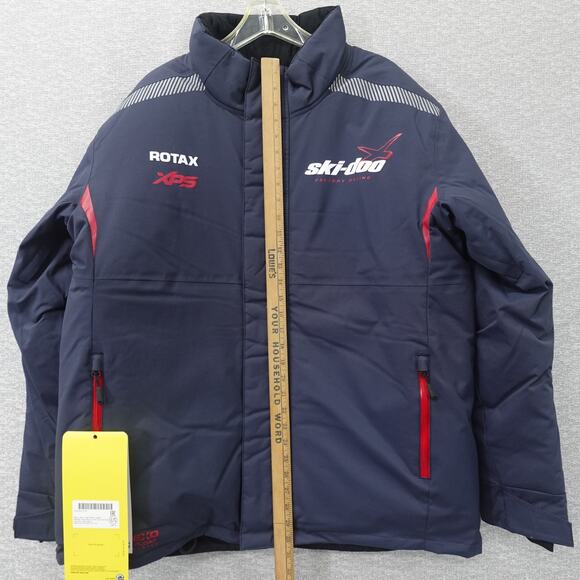 Ski-Doo Men's Vasa X Team Snowmobiling Jacket Dark Navy - XL - Picture 4 of 14